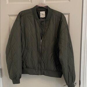 Thread & Supply Olive Quilted Jacket